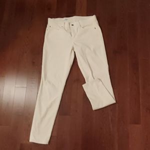 EUC Gap Cream Cordorary Skinny Pants Size 8